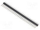Pin header; pin strips; male; PIN: 30; straight; 2.54mm; THT; 1x30 CONNFLY