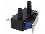 Microswitch SNAP ACTION; 0.1A/125VAC; 2A/12VDC; with lever; SPDT OMRON Electronic Components