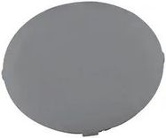 MARKING PLATE, ROUND/FLUSH, PLASTIC, WHT