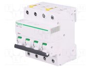 Circuit breaker; 400VAC; Inom: 20A; Poles: 4; Charact: C; 10kA; IP20 SCHNEIDER ELECTRIC