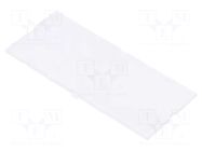 Front panel; without frame,with holder; transparent ITALTRONIC