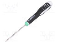 Screwdriver; Torx®; TX10; Blade length: 75mm; Overall len: 197mm 