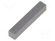Magnet: permanent; AlNiCo500; 19x3.2x3.2mm MEDER
