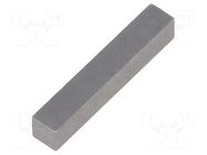Magnet: permanent; AlNiCo500; 19x3.2x3.2mm MEDER