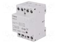 Contactor: 4-pole installation; 63A; 24VAC,24VDC; NC + NO x3 ISKRA