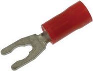 TERMINAL, FORK TONGUE, M3.5, 16AWG, RED