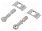 Set of screws for D-Sub; UNC 4-40; Screw length: 15mm NINIGI