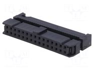 Connector: IDC; plug; female; PIN: 30; IDC; for ribbon cable; 2.54mm AMPHENOL COMMUNICATIONS SOLUTIONS