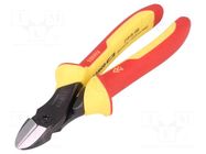 Pliers; side,cutting,insulated; 180mm; tool steel BAHCO