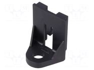 Holder; screw,push-in; Body: black; polyamide,polyamide 66; black MTA