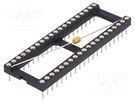 Socket: integrated circuits; DIP40; Pitch: 2.54mm; precision; THT MPE GARRY