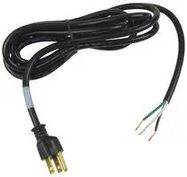 POWER CORD, NEMA5-15P, 79IN, 10A, BLACK