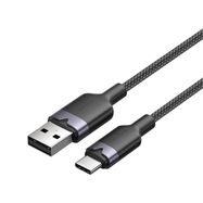 USB 2.0 A to USB-C 3A cable Vention CTNBF 1 M (black), Vention