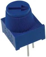 TRIMMER POTENTIOMETER, 100KOHM 1TURN THROUGH HOLE