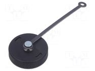 Protection cover; internal thread,threaded joint; strap TE Connectivity