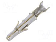 Contact; male; Universal MATE-N-LOK; brass; tinned; 0.2÷0.8mm2 TE Connectivity