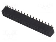 Connector: pin strips; socket; female; PIN: 32; vertical; SMT; 2mm NINIGI
