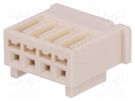 Plug; wire-wire/PCB; female; Mini-Latch; 2.5mm; PIN: 4; for cable MOLEX