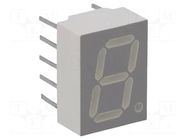 Display: LED; 7-segment; 10mm; 0.4"; No.char: 1; red; 0.33÷3.9mcd BROADCOM (AVAGO)