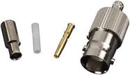RF/COAXIAL, BNC JACK, STRAIGHT, 50 OHM, CRIMP