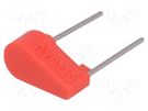 Resistor for protection rubber strip; -20÷55°C; red; 8.2kΩ GELBAU
