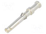 Contact; female; copper alloy; silver plated; 0.5mm2; crimped; 10A HARTING