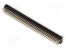 Pin header; pin strips; male; PIN: 80; straight; 1.27mm; THT; 2x40 NINIGI