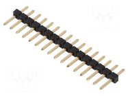 Connector: pin strips; pin header; male; PIN: 16; straight; THT; 2mm FISCHER ELEKTRONIK