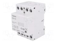 Contactor: 4-pole installation; 63A; 24VAC,24VDC; NO x4; IK ISKRA