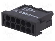 Connector: HDC; module; male; C146,heavy|mate M; PIN: 10; 400V AMPHENOL