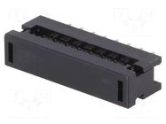 Connector: IDC; PIN: 16; 3A; 250V; IDC,THT; for ribbon cable; 2.54mm ADAM TECH