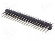 Connector: pin strips; pin header; male; PIN: 40; straight; THT CONNFLY
