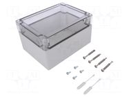 Enclosure: multipurpose; X: 122mm; Y: 162mm; Z: 90mm; TG ABS; ABS SPELSBERG