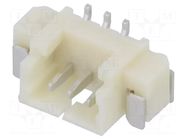 Connector: wire-board; socket; male; PIN: 3; 1A; Urated: 125V; SMT JOINT TECH