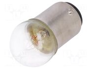 Filament lamp: bayonet; BA15D; 28VDC; 5W BAILEY ELECTRIC & ELECTRONICS