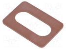 Flat gasket; GSA20; GM/GMN; IP65; NBR rubber HIRSCHMANN