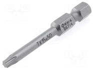 Screwdriver bit; Torx®; TX15; 1/4"; Overall len: 50mm WERA