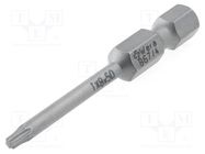 Screwdriver bit; Torx®; TX08; Overall len: 50mm 