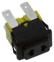 PUSHBUTTON SWITCH, DPST, 16A, 250VAC, QC