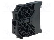 Holder; black; TS35 WEIDMÜLLER
