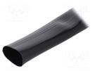 Insulating tube; PVC; black; -20÷125°C; Øint: 22mm; L: 10m; UL94V-0 SIGI