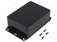 Enclosure: multipurpose; X: 82mm; Y: 110mm; Z: 44mm; 1591S; ABS; black HAMMOND