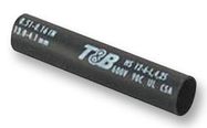 HEAT SHRINK TUBING, 38.1MM ID, PO, BLACK, 48"