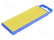 Markers; Marking: 5; 2.8÷3.8mm; polyamide; yellow; -40÷85°C; WIC HELLERMANNTYTON