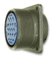 CIRCULAR CONNECTOR, RECEPTACLE, SIZE 24-28, 24 POSITION, PANEL