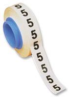 PRE-PRINTED WIRE MARKER TAPE ROLL, X, BLACK ON WHITE, 3.2MM X 2.4M
