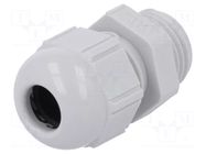 Cable gland; PG9; IP68; polyamide; light grey; SKINTOP® LAPP