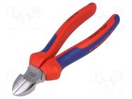 Pliers; side,cutting; ergonomic two-component handles; 160mm KNIPEX