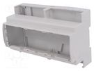 Enclosure: for DIN rail mounting; Y: 90.5mm; X: 142.3mm; Z: 62mm ITALTRONIC