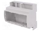 Enclosure: for DIN rail mounting; Y: 90.5mm; X: 106.3mm; Z: 62mm ITALTRONIC